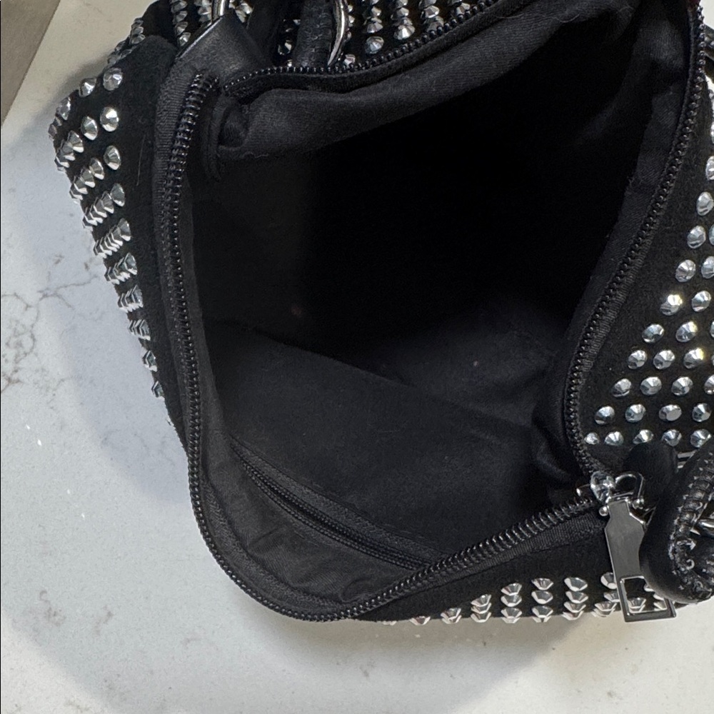 Rhinestone Mini Shoulder Bag Y2K - Picture 8 of 9